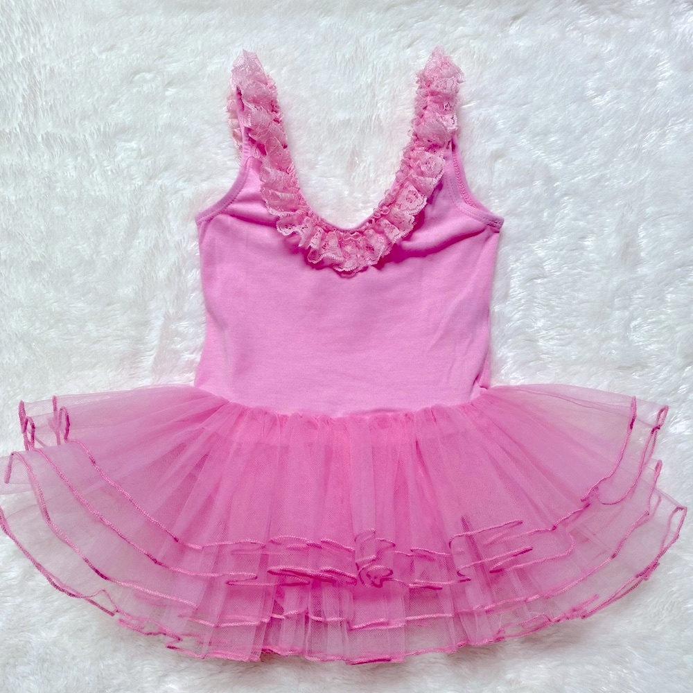 Pink Skirted Leotard